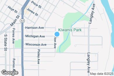 Map image of the property - 1100 Michigan Ave