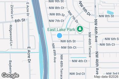 Map image of the property - 4851 NW 6th St