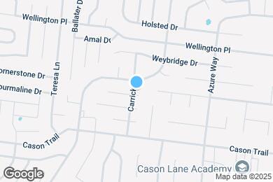 Map image of the property - 1609 Carrick Dr