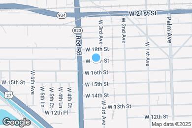 Map image of the property - 318 W 17th St