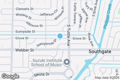 Map image of the property - 2714 Grove St