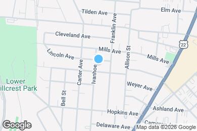 Map image of the property - 4414 Ivanhoe Ave