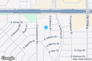 Map image of the property - 632 S Whittier Rd