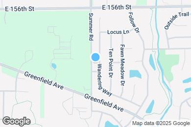 Map image of the property - 15353 Wandering Way