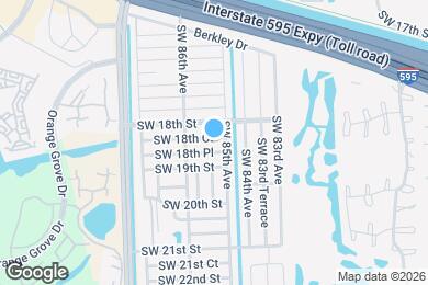 Map image of the property - 8520 SW 18th Ct