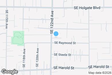 Map image of the property - 4904 SE 122nd Ave