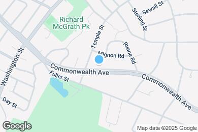 Map image of the property - 1603 Commonwealth Ave