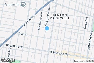 Map image of the property - 3230 Pennsylvania Ave