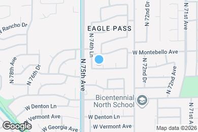 Map image of the property - 5706 N 74th Dr
