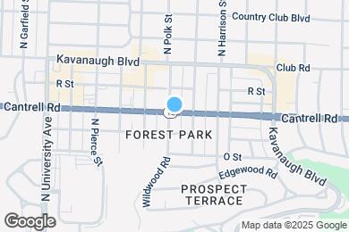 Map image of the property - 1719 N Polk St