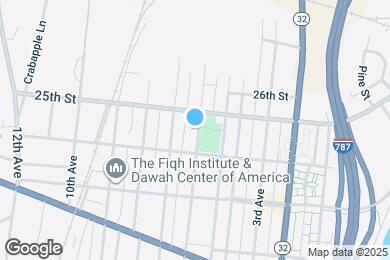 Map image of the property - 2421 6th Ave