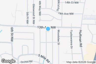 Map image of the property - 1229 Birchwood St