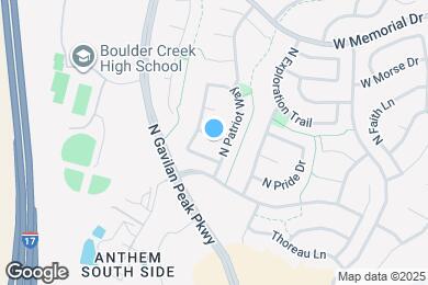 Map image of the property - 3533 W Warren Ln