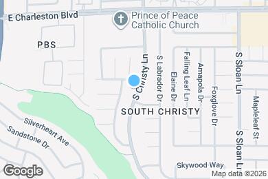 Map image of the property - 1517 S Christy Ln