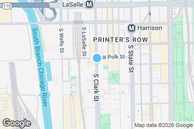 Map image of the property - 851 S Clark St