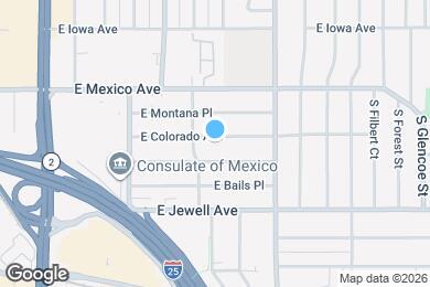 Map image of the property - 4586 E Colorado Ave