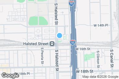 Map image of the property - 1515 S Halsted St