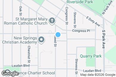 Map image of the property - 614 Reed St