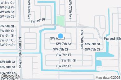 Map image of the property - 7714 SW 6th Ct