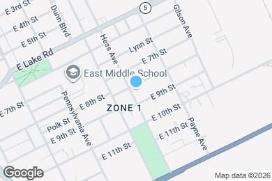 Map image of the property - 805 Hess Ave