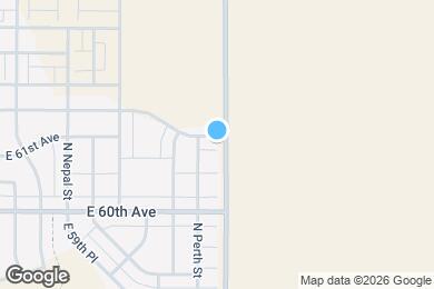 Map image of the property - 21688 E 61st Dr
