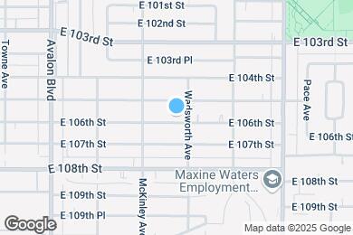 Map image of the property - 847 E 106th St