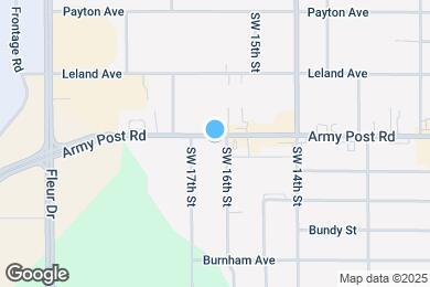 Map image of the property - 1602 Army Post Rd