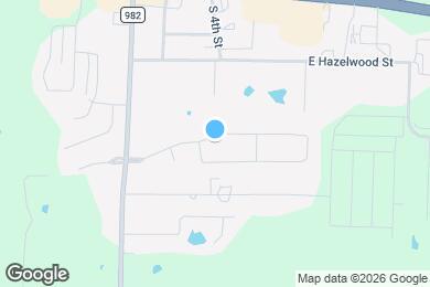 Map image of the property - 405 Harvard Dr