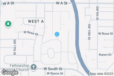 Map image of the property - 1308 W Arlington Ave