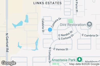 Map image of the property - 858 E Nardini St