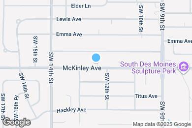 Map image of the property - 1217 McKinley Ave