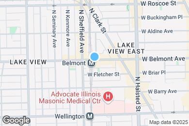 Map image of the property - 937 W Belmont Ave