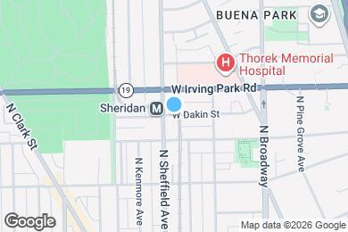 Map image of the property - 943 W Dakin St