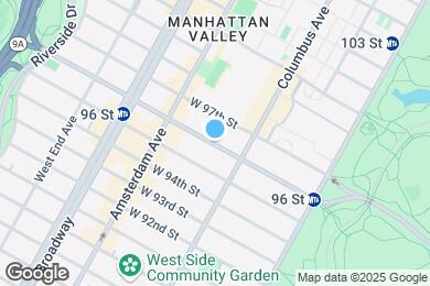 Map image of the property - 135 W 96th St