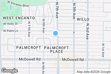 Map image of the property - 1826 N 7th Ave
