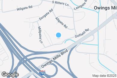 Map image of the property - The Gates of Owings Mills Apartments