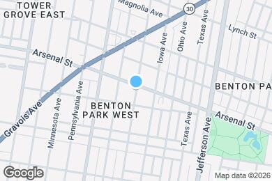 Map image of the property - 3109 California Ave