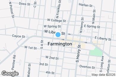 Map image of the property - 107 W Columbia St