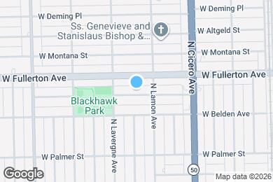 Map image of the property - 4926 W Medill Ave