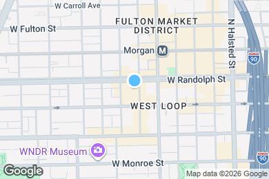 Map image of the property - 110 N Carpenter St