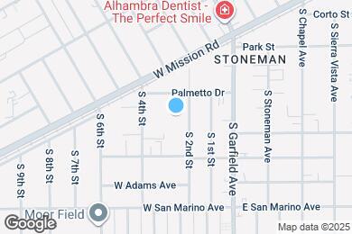 Map image of the property - 821 S 2nd St