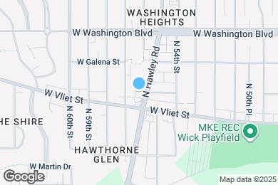 Map image of the property - 1427 N Hawley Rd