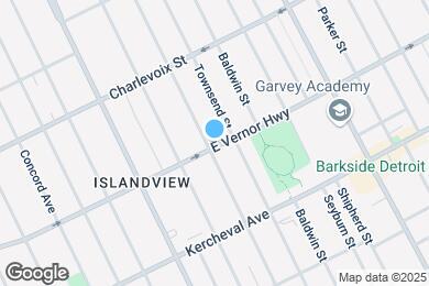 Map image of the property - 7407 E Vernor Hwy