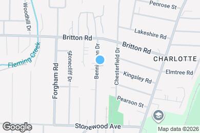 Map image of the property - Bennington Townhomes