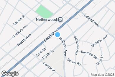 Map image of the property - 516 Woodland Ave