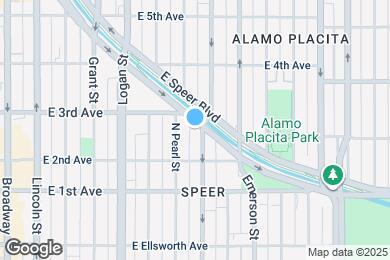 Map image of the property - The View at Wash Park
