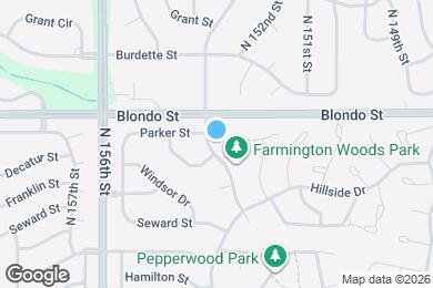 Map image of the property - 15327 Parker Cir