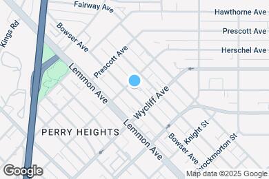 Map image of the property - 4330 Bowser Ave