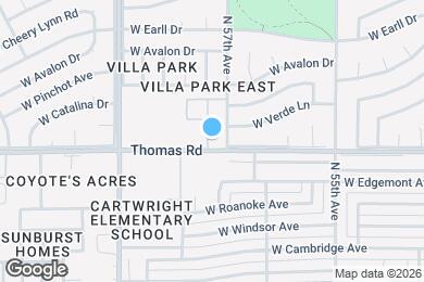 Map image of the property - Solei on West Thomas Apartments