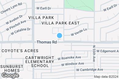 Map image of the property - Solei on West Thomas